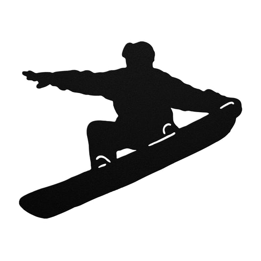 Metal Art Snowboarder